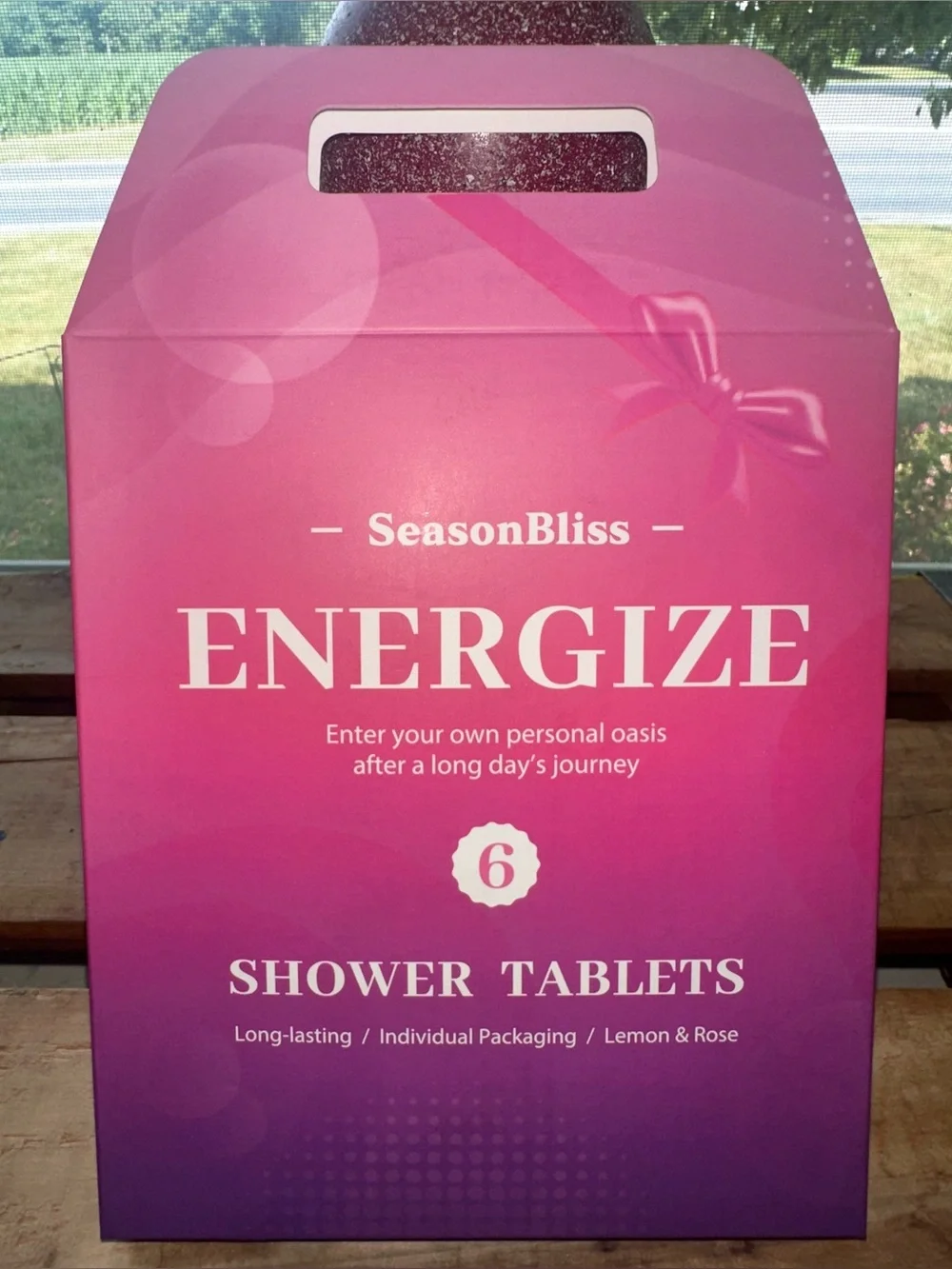 SeasonBliss Energize Shower 6 Tablets - Lemon & Rose - New
